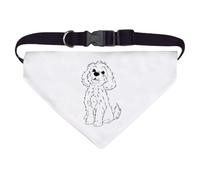 Large 'Cockapoo Puppy' Dog/Cat/Pet Bandana (PD00063942)