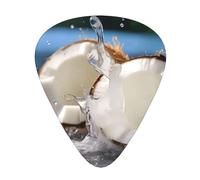 Large coconuts Prints Guitar Picks - 12-Piece Set with 3 Different Thicknesses, Suitable for Electric and Acoustic Guitars