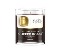 Large Coffee Candle - Candle Gift for Women & Men with Lid - (280g/60hr) Long Burn Time with Coffee, Hazelnut & Black Chocolate - Organic & Vegan Scented Candle - Relaxation, Aromatherapy & Wellness