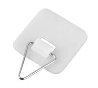 Large Coffee Cup Hooks3 45 Pcs Picture Hanger Foamboard Picture Hanging Hooks Without Nails Plastic Sticky Photo Hooks for Home Wall Art Photo Frame Bathroom Closet Bath Markers (White2, 2. 5cmX4cm)