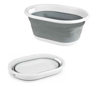 LARGE COLLAPSIBLE LAUNDRY BASKET WASHING CLOTHES BIN FOLDABLE SPACE SAVING NEW