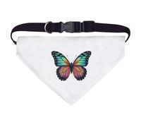 Large 'Colourful Butterfly' Dog/Cat/Pet Bandana (PD00060544)