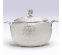 Large Commercial Soup Pot - Handmade Heat-Resistant Chinese Kitchenware for Soups and Stews