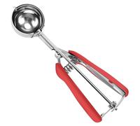 Large Cookie Scoop, Cookie Dough Scoop, 3 Tablespoons/ 45 ml/ 1.5 oz, Spring-Loaded Ice Cream Scoop, 18/8 Stainless Steel, Comfortable Grip