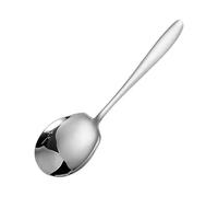 Large Cooking Spoon | Kitchen Stainless Steel Server Spoons,Dinner Table Server Spoons Kitchen Silverware for Celebrations, Family Dinners, Picnics and Barbecues
