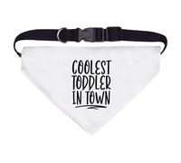Large 'Coolest Toddler In Town Funny Quotes ' Dog/Cat/Pet Bandana (PD00061062)
