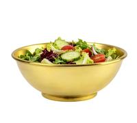 Large Copper Bowl | Large Storage Containers & Mixing Containers | Multifunctional Copper Mixing Bowls | For Salad Preparation, Home Service, Baking, Cooking, Food