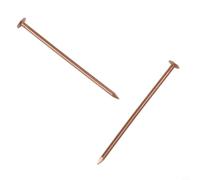 Large Copper Nails for Tree Stump Removal, 65mm and 75mm Root Elimination Spikes Hardware, Pure Copper Garden Tools for Killing Unwanted Roots(E)