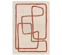 Large Copper Rug with Abstract Lines - 300 x 200 cm - Infinity - Matrix