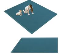 Large Coral Velvet Baby Play Mat , Area Rug - Playmat for Floor with Non-Slip Backing for Crawling Play 2 cm Thicken Baby Crawling Mats Machine Washable Crawling Mat for Babies and Toddlers Infants