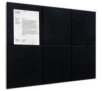 Large Cork Board Alternative - 6 Pack Felt Wall Tiles with Safe Removable Adhesive Tabs, Cork Boards for Walls Cork Board for Office Pin Board Bulletin Board 36"x24"