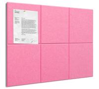 Large Cork Board Alternative - 6 Pack Felt Wall Tiles with Safe Removable Adhesive Tabs, Cork Boards for Walls Cork Board for Office Pin Board Bulletin Board 36"x24"