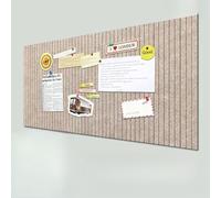 Large Cork Board Alternative for Office,Self-Adhesive Felt Bulletin Board Photo Boards,9mm Thick Decorative Notice Pinboard Noise Reduction Boards (Dark Camel,60×40cm)