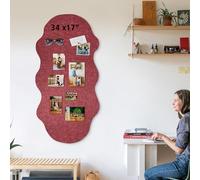 Large Cork Boards for Walls,Cloud Notice Boards for Home Vision Photo Board,87 x 43 cm Pin Felt Bulletin Board for Bedrooms,Offices