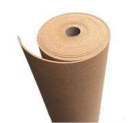 Large Cork Roll Sheet High Density Bulletin Board for Office Home & School Easy to Cut 6mm Thick 0.7mx2.5m (2.3ft x 8.2ft) DIY Supplies Brown
