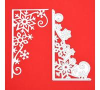Large Corner Border Snowflake Metal Cutting Die, Snowflakes, Christmas, Card Making, Scrapbooking, Paper Crafts, D1