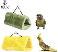 LARGE COZZZY HUT HANGING BIRD CAGE BED NEST COCKATIEL CONURE SMALL PARROT 021L