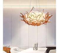 Large Creative Flower Shape Chandeliers Acrylic Clouds Pendant Light Three-Color Dimming y Bedroom Living Room Restaurant Decorative Adjustable Ceiling Hanging Lamps