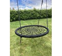 Large Crow Nest Basket Garden swing seat 100cm All one part, FREE M10 Hook Hangers, Perfect for Garden Swing, Kids swings & Climbing Frames