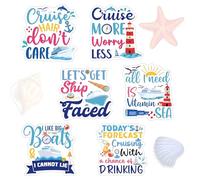 Large Cruise Door Magnets Decorations - 6 Pcs Navigation Cruise Ship Door Decorations Funny Boat Anchor Magnetic Waterproof Cruise Essentials For Cabin Carnival Refrigerator Party Cabin Car Decor