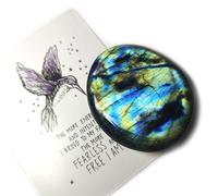 Large Crystal Stone About 6cm 1 PC Random with Oracle Polished Palm Healing Stone Pocket Worry Stone Crystal Reiki Stress Relief Balancing Meditation Accessories (Blind Box)