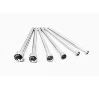 Large Cup Burs Fig 77b Concave Cutter Fraise 6 Size Burr Assortment Set 025, 030, 035, 040, 045 and 050 Swiss Made