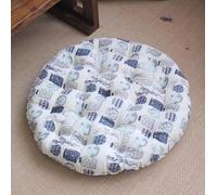 Large Cushion Round Seat Pad for Dining Home,Thick Large Floor Cushion Soft Meditation Yoga Seat Cushions Pad Mat for Indoor Living Room Bedroom Patio (J,55 * 55cm)