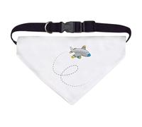 Large 'Cute Airplane Loop' Dog/Cat/Pet Bandana (PD00063254)