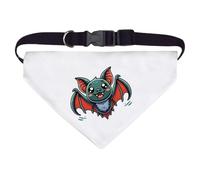 Large 'Cute Bat Flying' Dog/Cat/Pet Bandana (PD00061108)