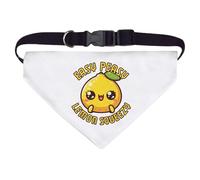 Large 'Cute Easy Peasy Lemon Squeezy' Dog/Cat/Pet Bandana (PD00059630)