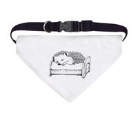 Large 'Cute Hedgehog Sleeping' Dog/Cat/Pet Bandana (PD00063666)