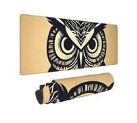 Large Cute Owl Print Mouse Pad Office Desk Mat Keyboard pad for Gaming Office&Home,11.8 x 31.5 in
