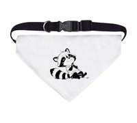 Large 'Cute Sketchy Raccoon Sitting' Dog/Cat/Pet Bandana (PD00064722)