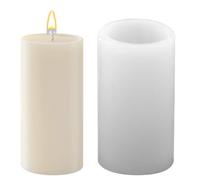 Large Cylindrical Silicone Mold, 3 x 6 Inch, 65 Hours, Cylindrical Silicone Mold for Candle and Home Decoration