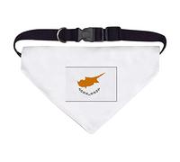 Large 'Cyprus Flag' Dog/Cat/Pet Bandana (PD00015366)