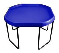 Large Dark Blue 100cm Plastic Activity, Sand & Water Mixing Play Tray with Stand Adjustable to 3 Heights.