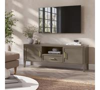 Large Dark Wooden TV Stand with Storage - TV's up to 65 - Delilah