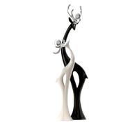 Large Decor Deer Sculpture Set, Deer Statues Art Decorations Living Room