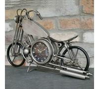 Large Decorative Clock Motorbike Design