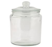 Large Decorative Glass Jar With Lid for Cookie Sweet Kitchen Storage 4000 ml ...