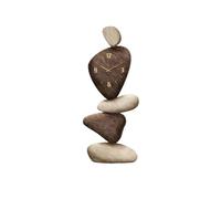 Large Decorative Wall Clock Modern Art Decor, Silent Metal Wall Art Clock for Living Room Kitchen Bedroom Office