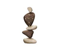Large Decorative Wall Clock Modern Art Decor, Silent Metal Wall Art Clock for Living Room Kitchen Bedroom Office