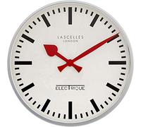 Large Deep Chrome Clock - 45cm