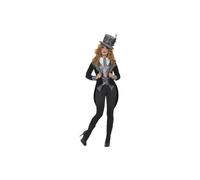 Deluxe Dark Mad Hatter Costume Ladies Halloween Alice Fancy Dress Halloween
