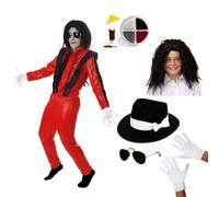 (Large) Deluxe Zombie King of Pop Costume 6 Pcs