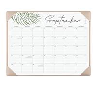 Large Desk Calendar 2025-2026 with Desktop Mat, Cabbrix Desk Pad Calendar 21 x 16-1/2 Inch Covering July 2025 to June 2026, Desk Blotter Calendar for Home School and Office