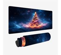Large Desk Mat XXL 1200 x 400 x 3 mm Night Sky Mouse Mat Desk Pad Office Accessories, Fantasy Waterproof Desk Pad with Non-Slip Rubber Base, Mousepad for Computer, Keyboard, PC, Office, Model 132