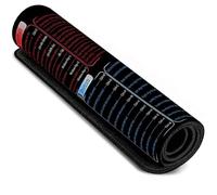 Large Desk Pad with Word Shortcut and Waterproof Surfaces for Gaming and Work Environment 400x900x3mm Ergonomic Pad