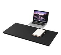 Large Desk Protector Pad, Office Mouse Pad Desk Mat, Home Writing Pad, Executive Office Desk Pad Protector, Waterproof Desktops Mat with Edge Lip Protection,70x40cm,Black