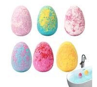 Large Di-no Surprise Bath Bómbs, Skin-Friendly Formula, 5x7.4cm, Bath Bo-mb with Toy Inside, Kids Ba-Th Toys, Compact, for Children Gentle Fizzy Time Surprise Toys